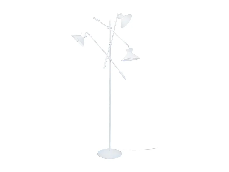 Candeeiro de Pé TOSEL THOR tecido certo cru D45 x  H156  cm