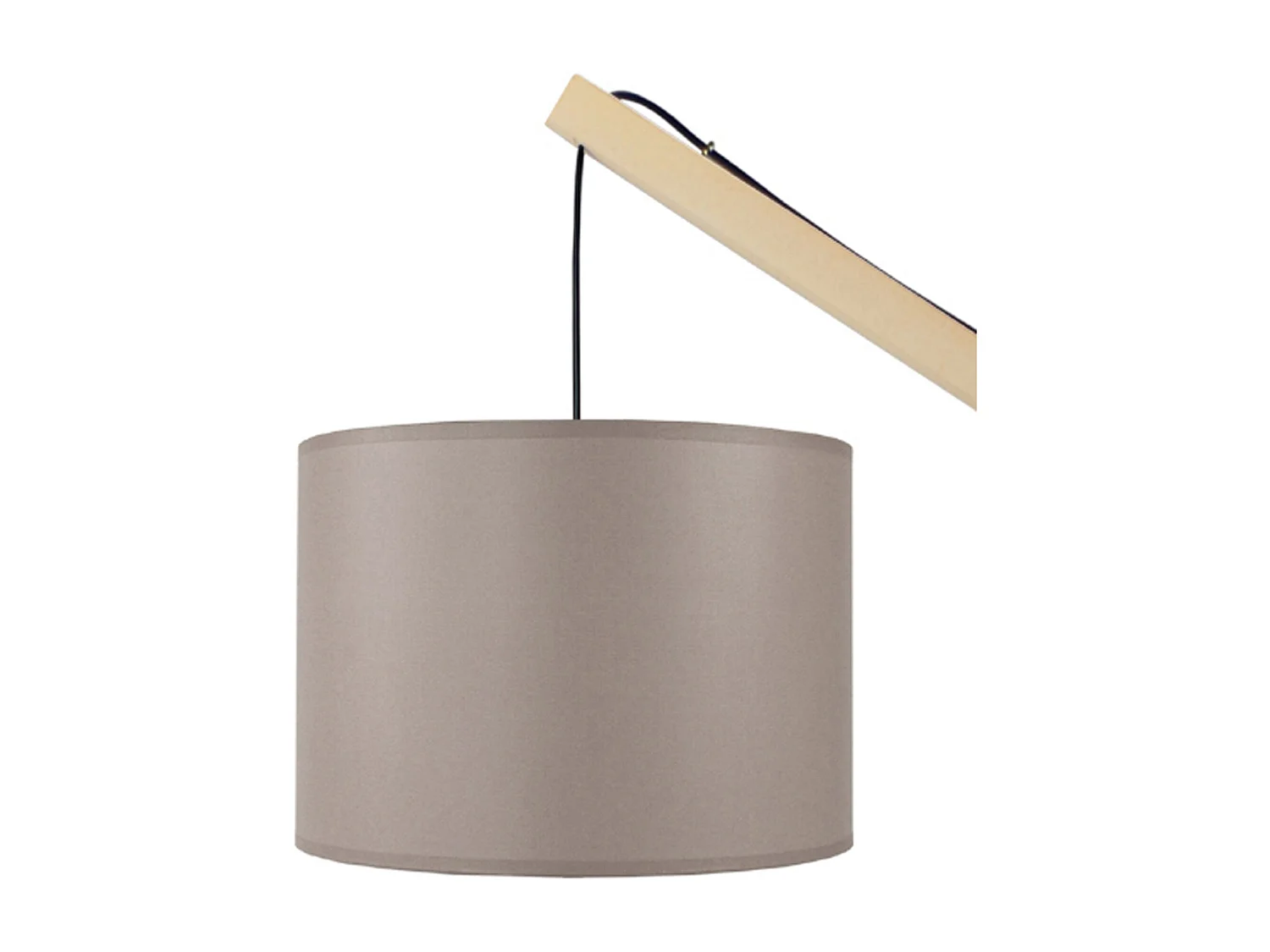 Lampadaire de Bureau TOSEL ,bois,naturel,H180x D 25xP80cm