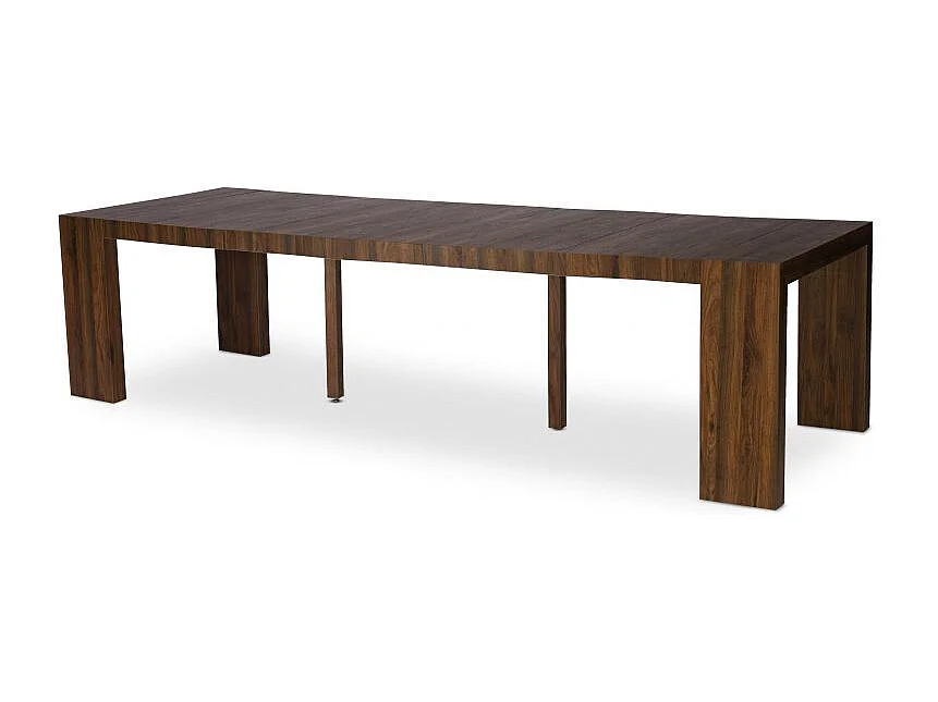 Console Extensible "Castle" 50-300cm Noisette