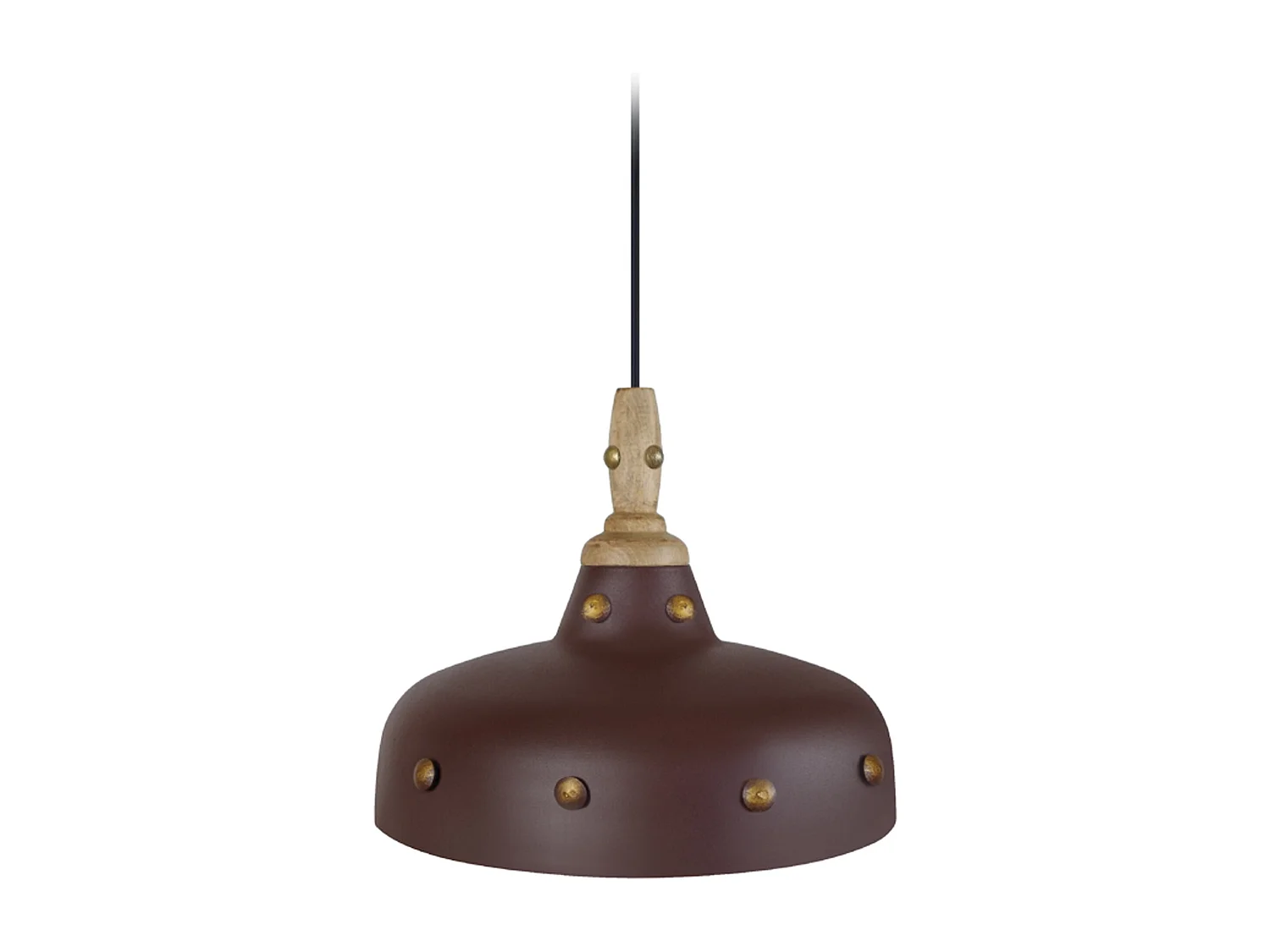 Suspension TOSEL ,métal,Marron,H85xD11xP11cm