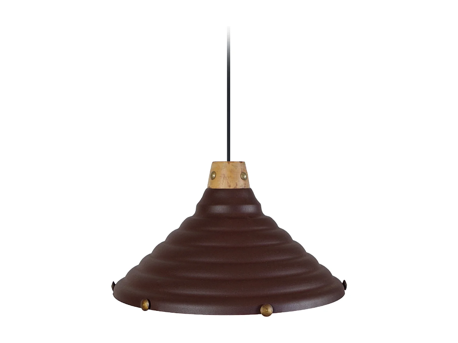 Suspension TOSEL ,métal,naturel,H 80x D30xP30cm