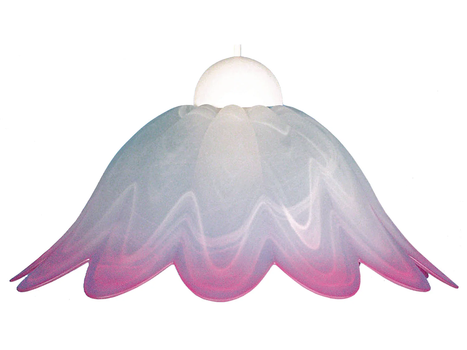 Lampadario a sospensione  vetro cupola SIENA  albâtre rosa D'30 cm