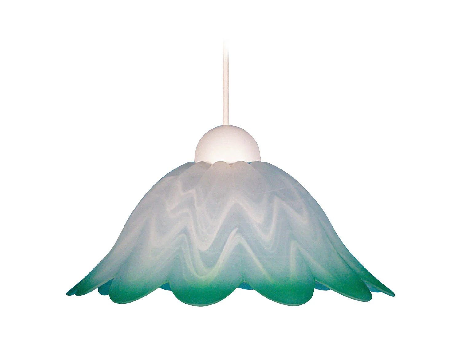 Suspension TOSEL ,verre,albâtre ,H70xD30xP30cm