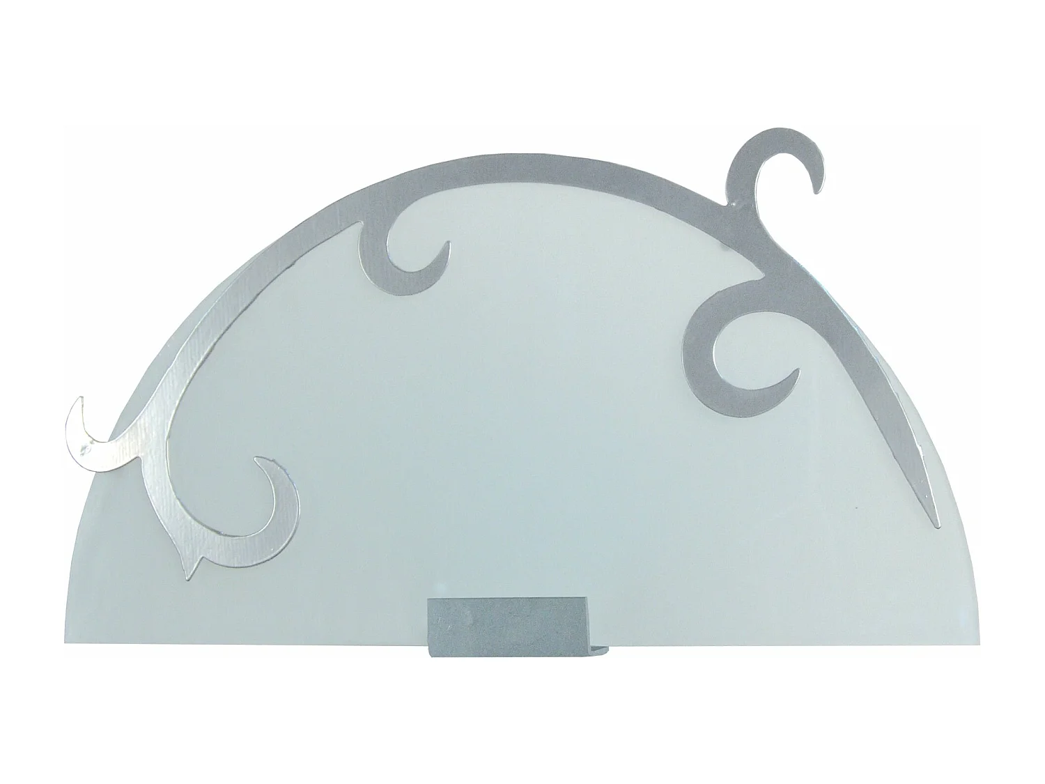 Aplique TOSEL LYS VERRE vidro certo cetim D25 x  H16  cm