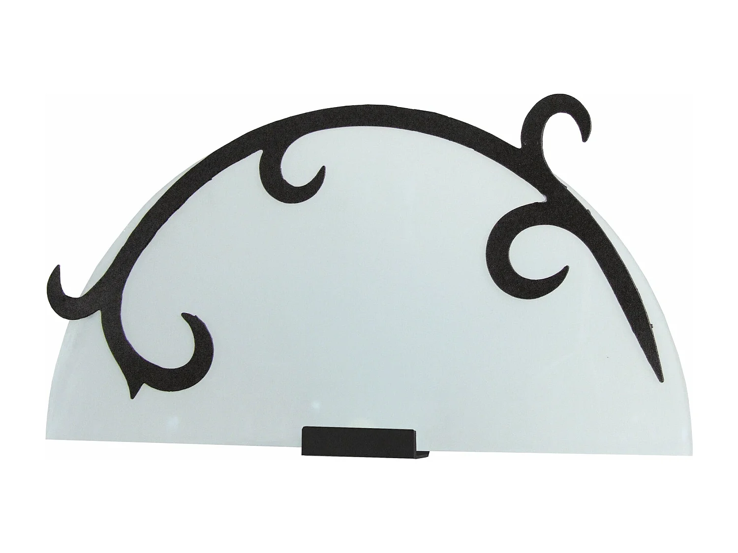 Aplique TOSEL LYS VERRE vidro certo aveludado D25 x  H16  cm