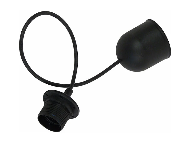 Suspensão TOSEL  PENDEL cordão de algodão globo vermelho D16 x  H80  cm