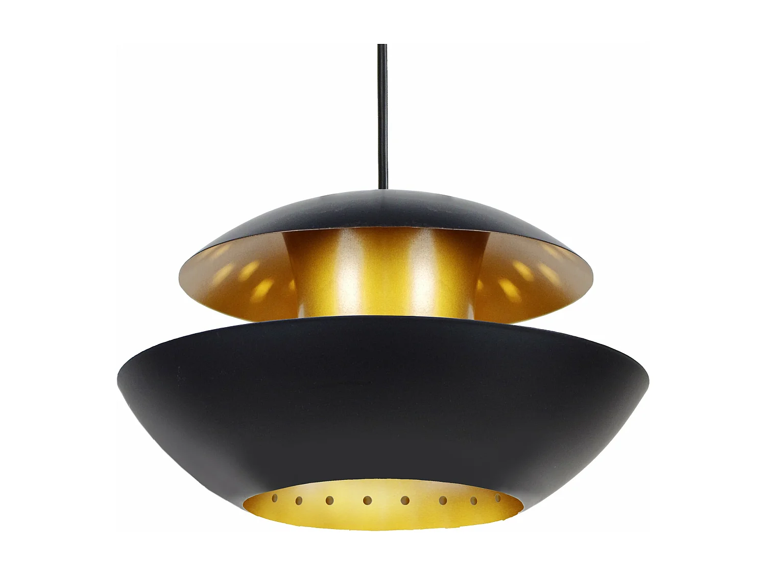 Suspensão TOSEL  STAR TREK tecido cônico branco D20 x  H90  cm