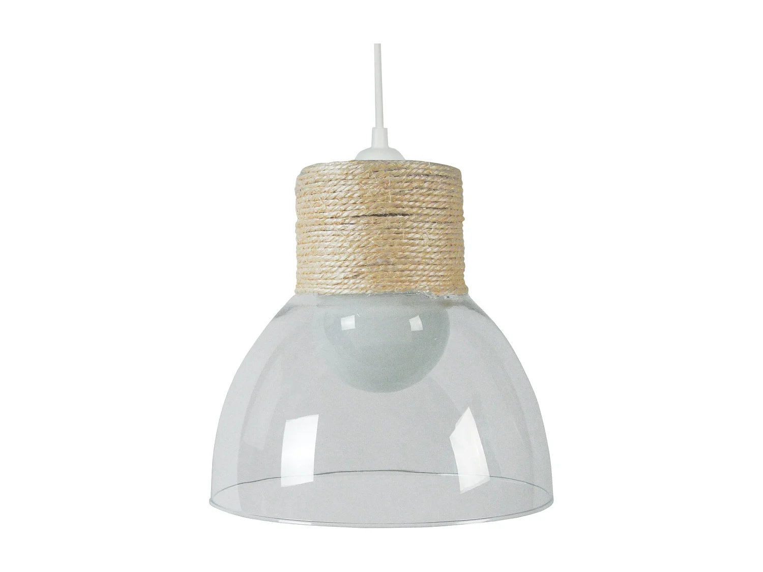 Suspension TOSEL ,métal,naturel,H97xD30xP30cm