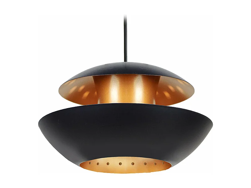 Suspensão TOSEL  STAR TREK metal cilindro cinza D30 x  H80  cm