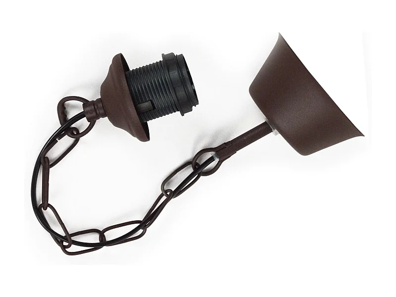 Suspensão TOSEL  PENDEL cordão de algodão globo azul D16 x  H80  cm