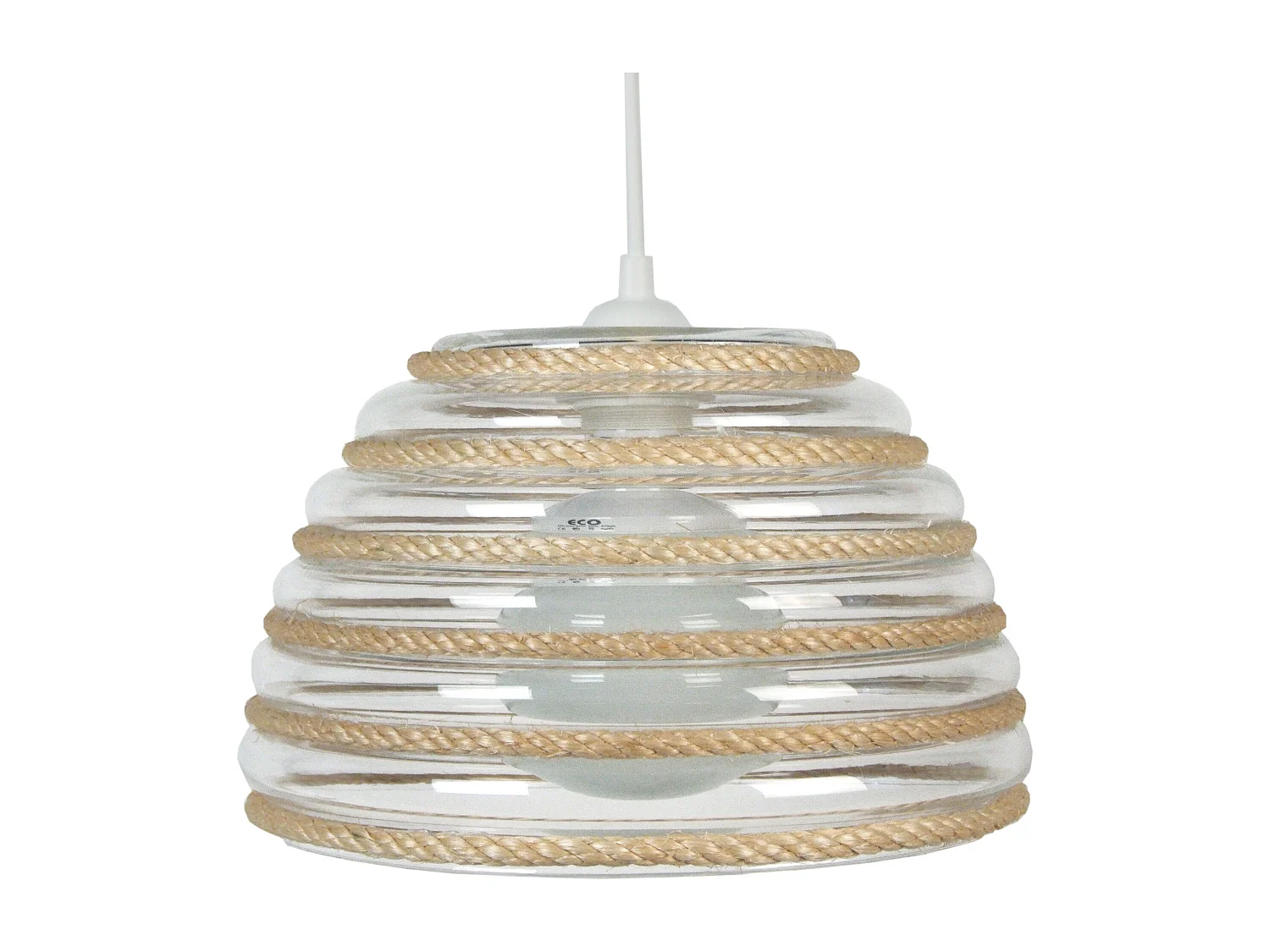 Suspension TOSEL ,métal,naturel,H75xD30xP30cm