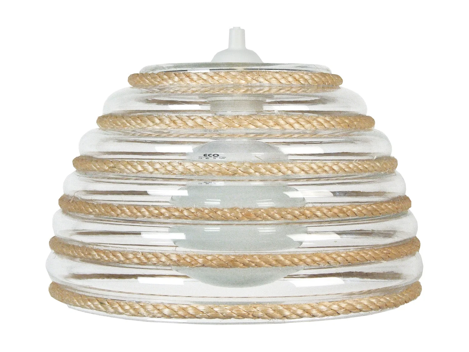 Suspension TOSEL ,métal,naturel,H75xD30xP30cm