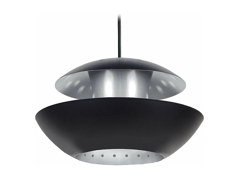 Suspension abstract métal  noir,aluminium 84 cm.