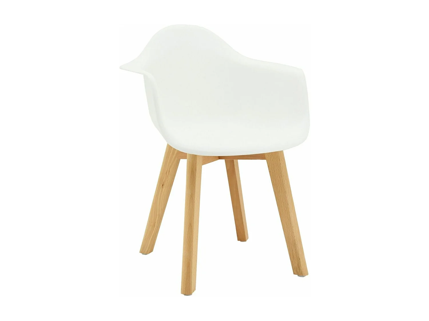 Fauteuil enfant en polypropylène et bois