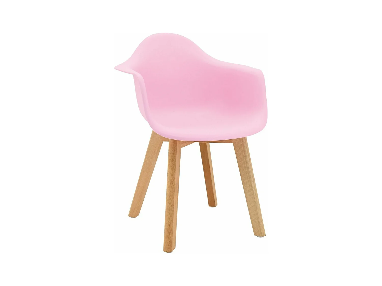 Fauteuil enfant en polypropylène et bois
