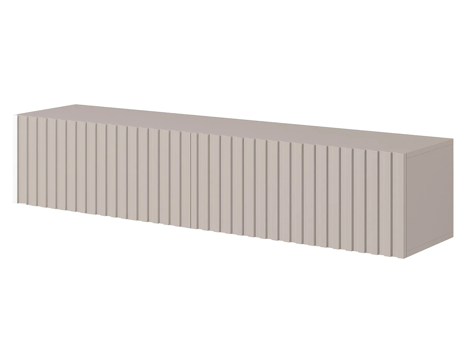 Meuble TV - 140 cm - taupe (gris-beige) - TELIRE