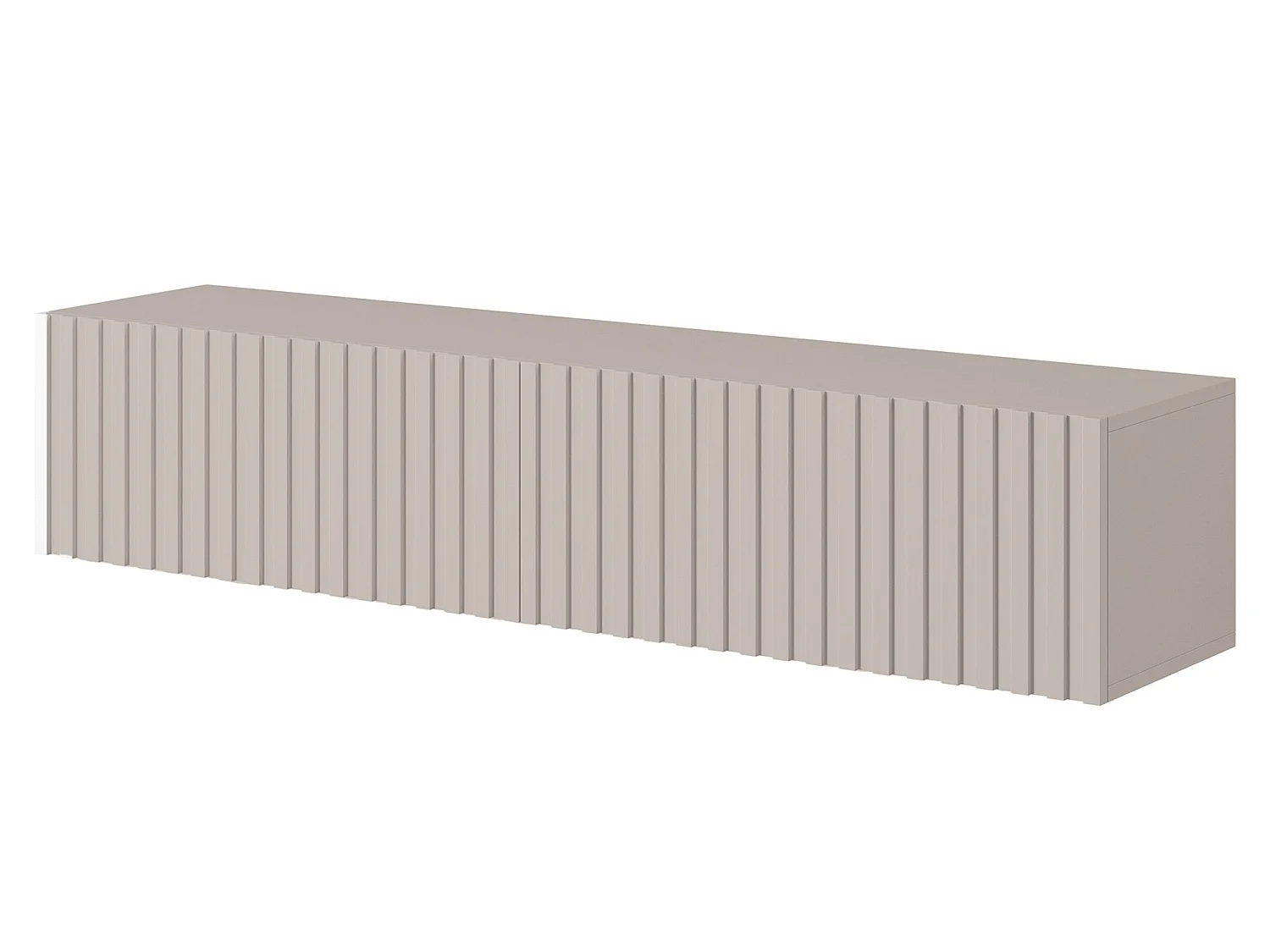Meuble TV - 140 cm - taupe (gris-beige) - TELIRE