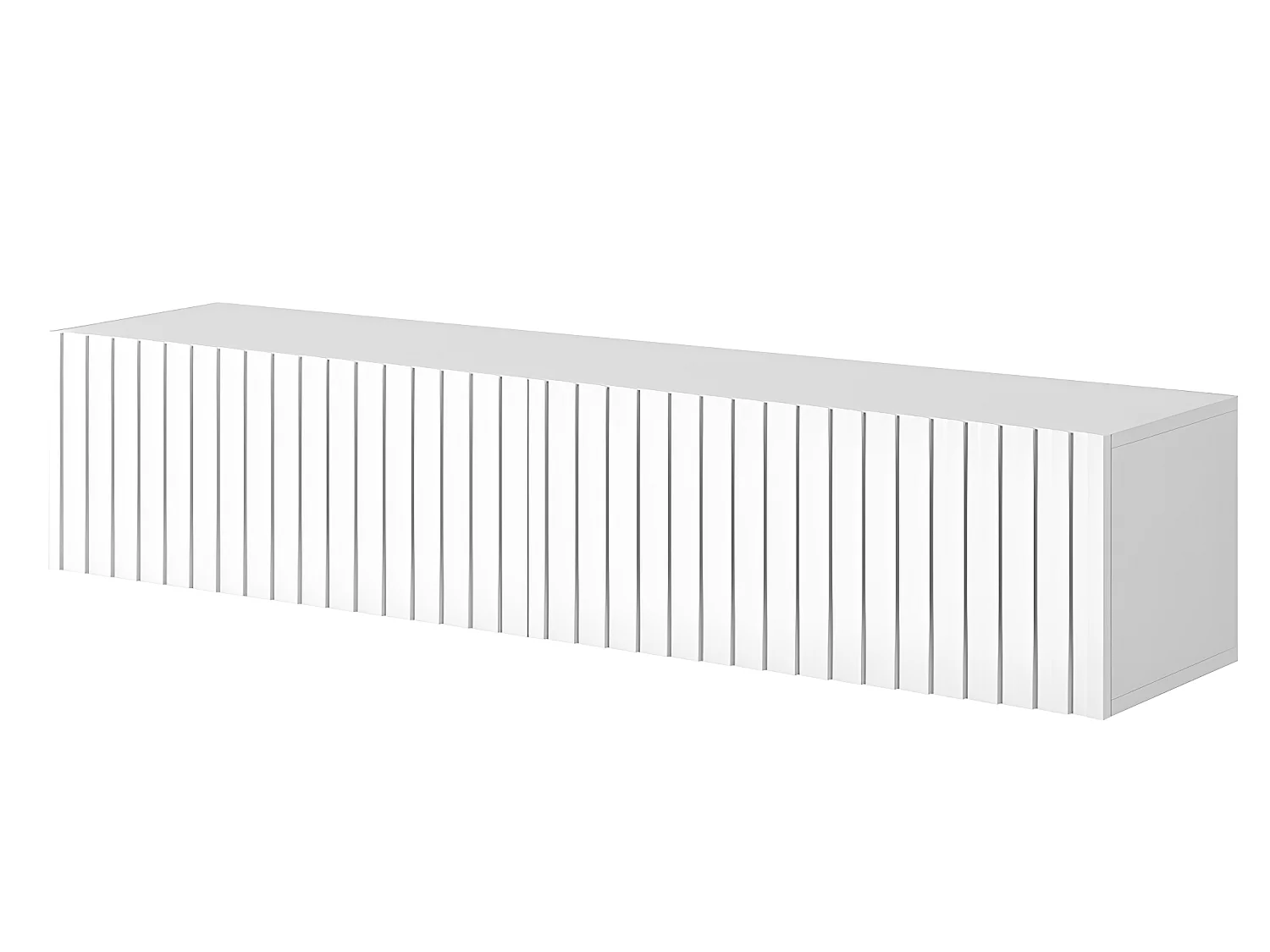 TV-Möbel 140 cm - weiß - Telire