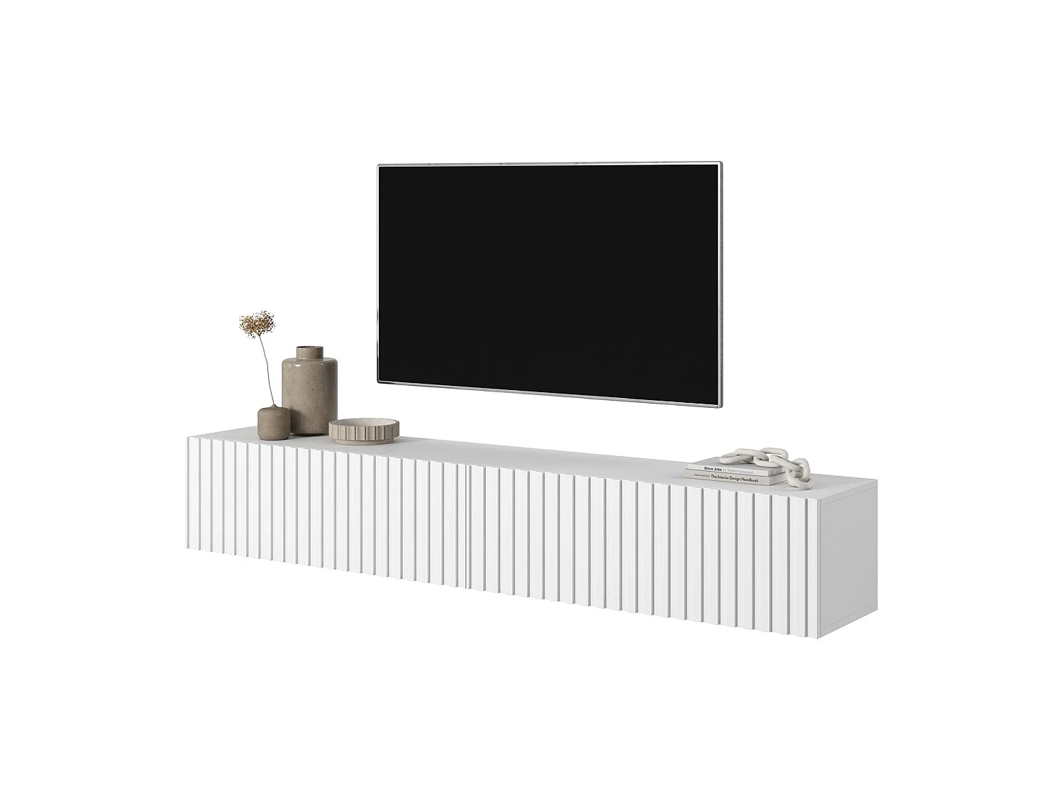 TV-meubel 175 cm - wit - TELIRE