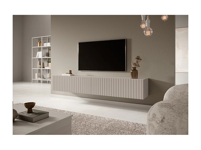 TV-meubel 175 cm - taupe (grijsbeige) - TELIRE