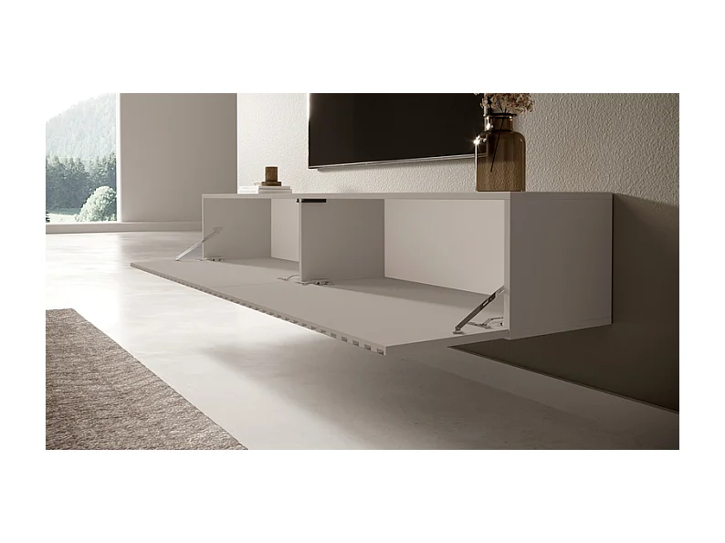 TV-meubel 175 cm - taupe (grijsbeige) - TELIRE