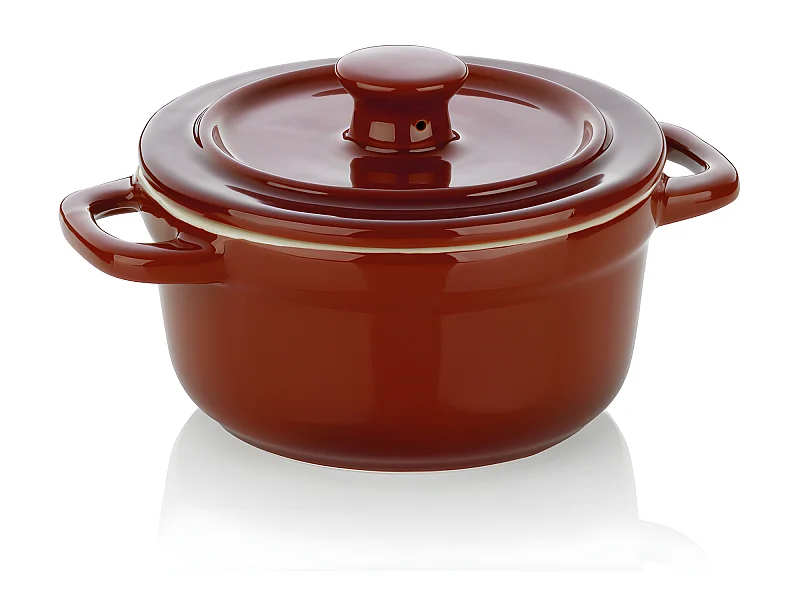 Mini cocotte Malin rouge 14 cm
