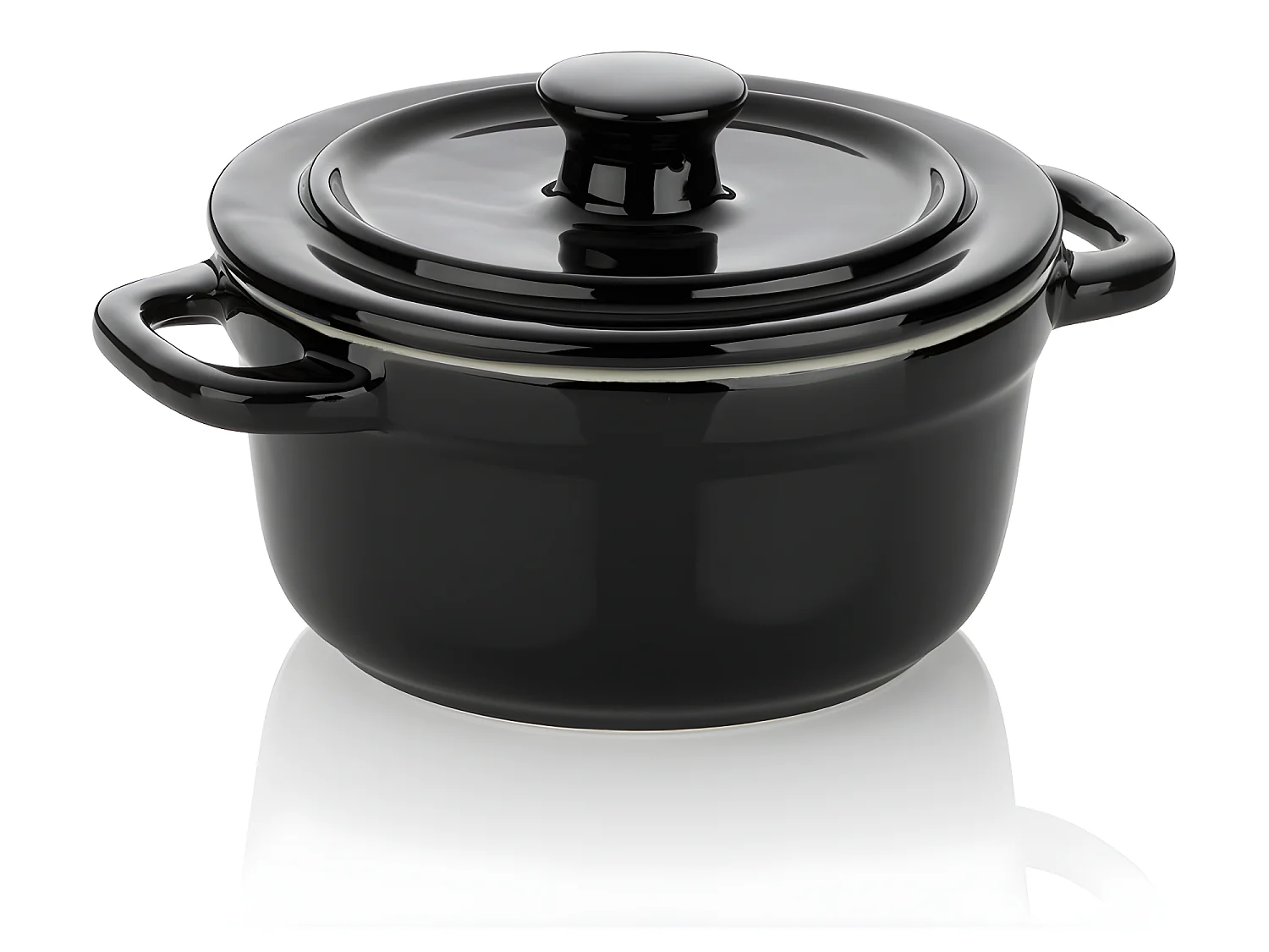 Mini cocotte Malin noir 14 cm