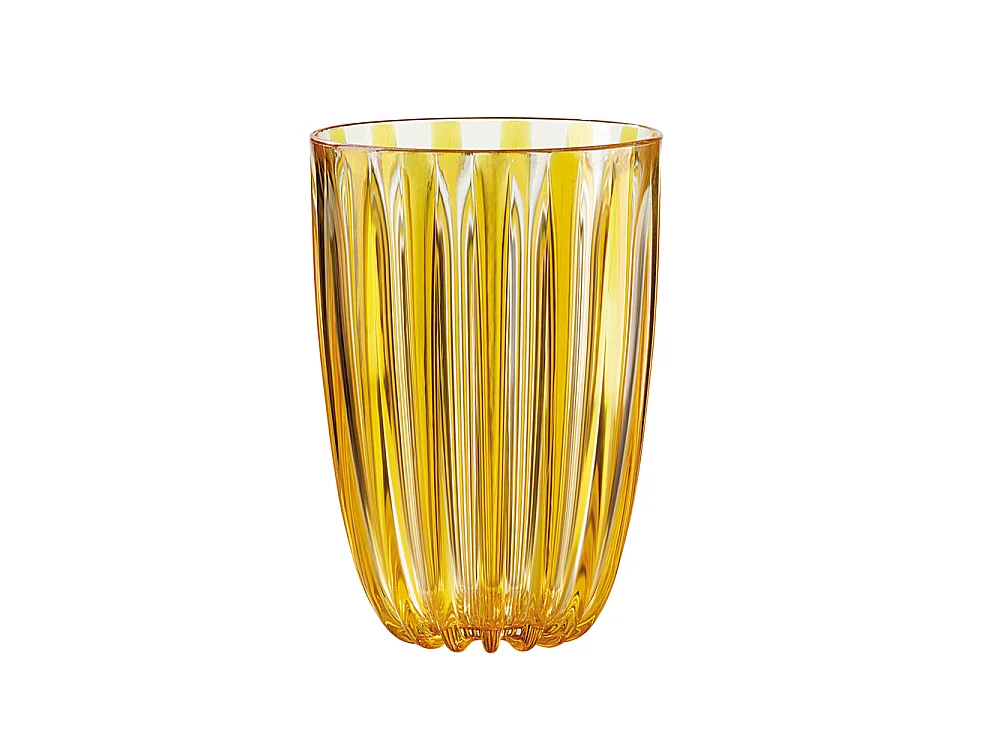 Set mit 4 Guzzini Dolcevita Bernsteingläsern