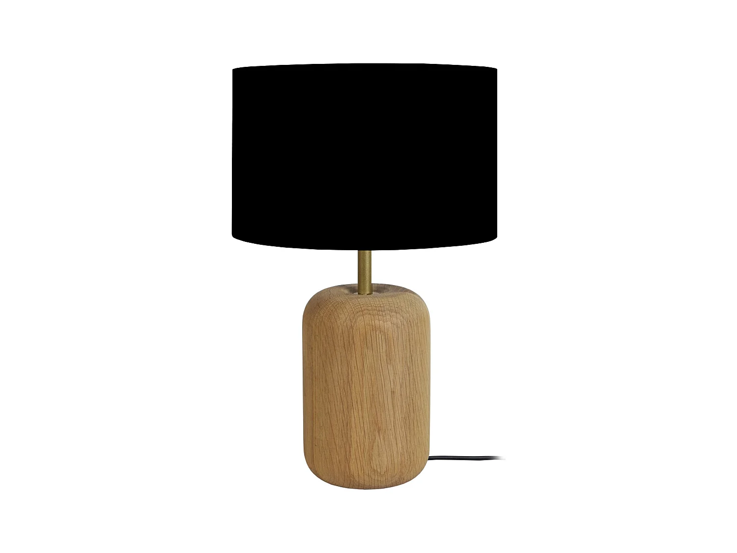 Lampe a Poser TOSEL ,bois,naturel,H36x D 22xP22cm