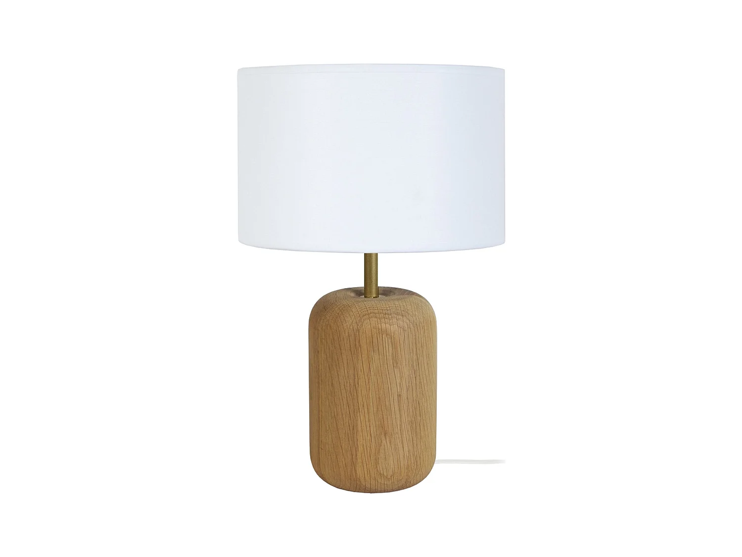 Lampe a Poser TOSEL ,bois,naturel,H36x D22xP22cm