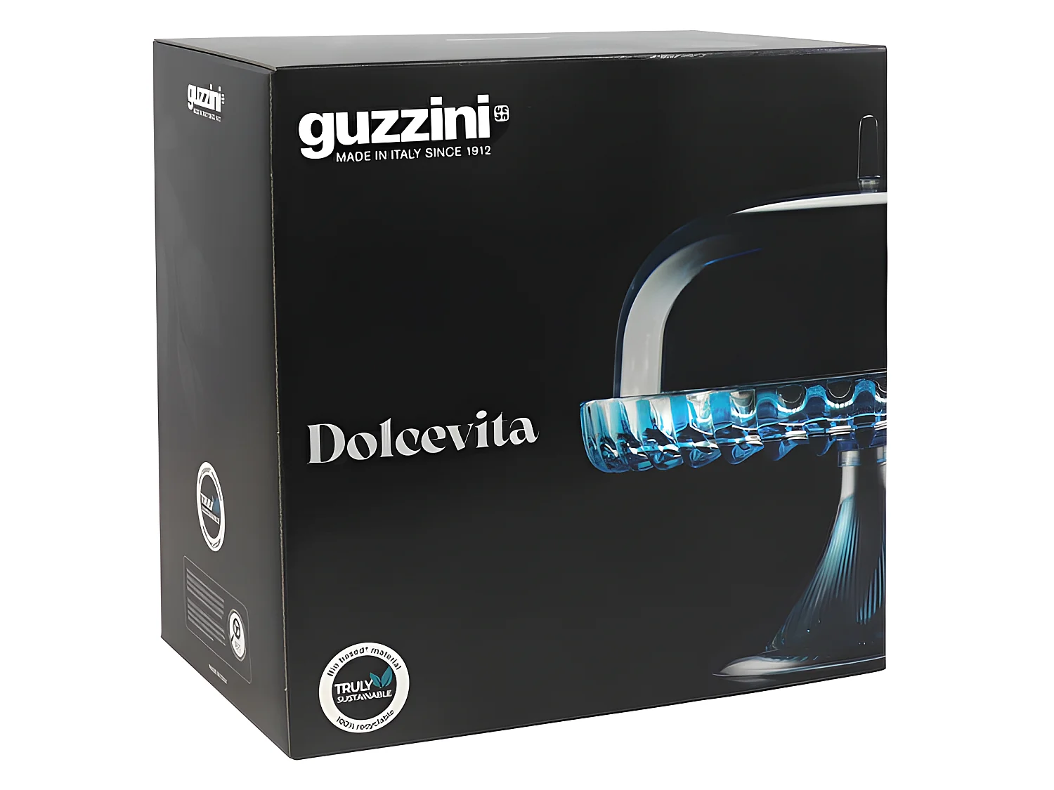 Alzata con campana Guzzini Dolcevita turchese
