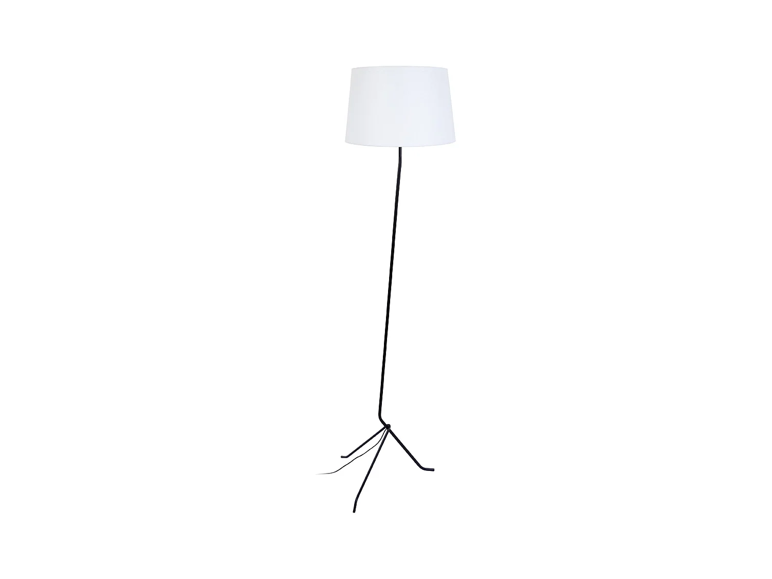 Lampadaire TOSEL ,métal,Noir ,H 160x D40xP40cm