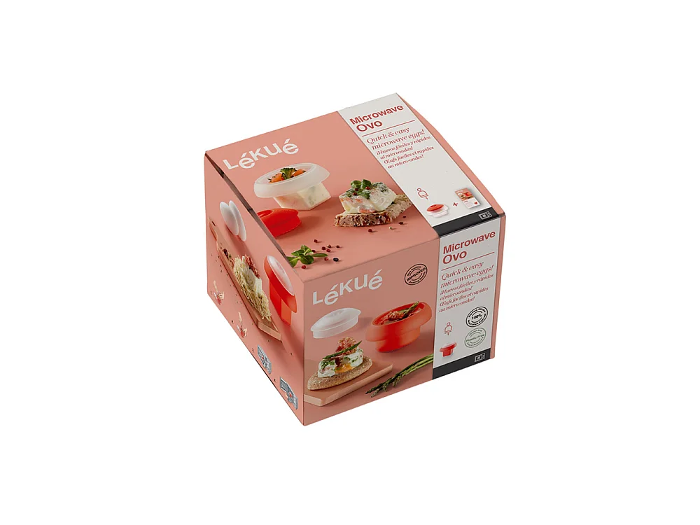 Cuit-oeuf Ovo cylindrique Rouge