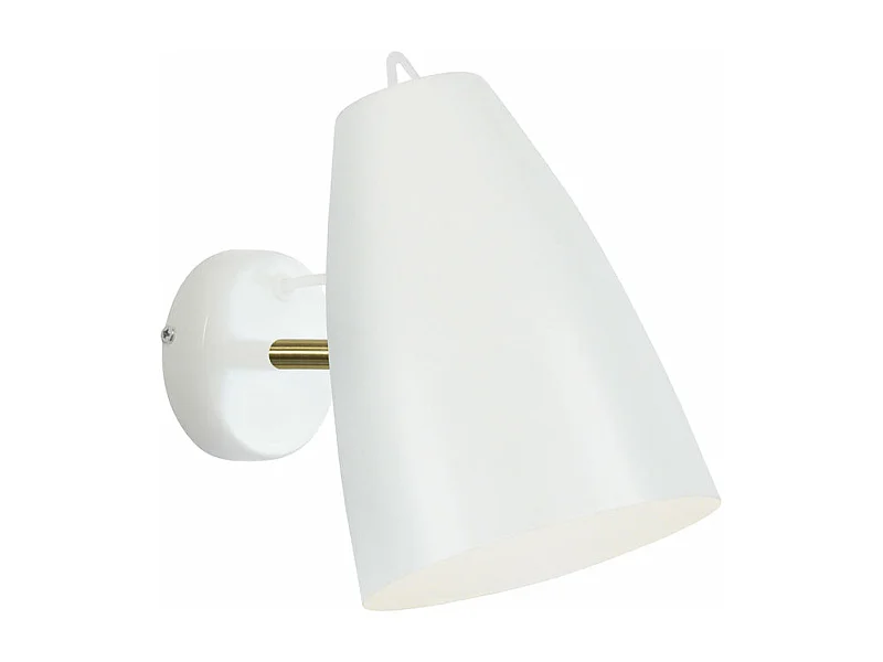 Aplique TOSEL LARSEN metal articulado marfim D14,5 x  H25  cm