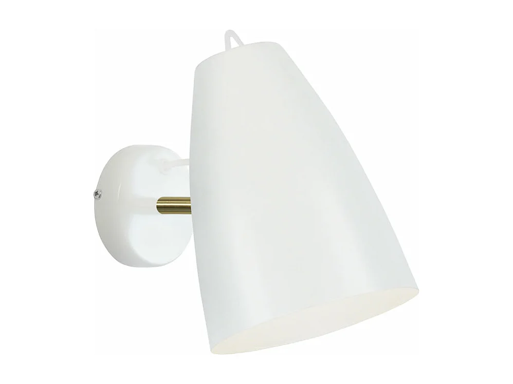 Aplique TOSEL LARSEN metal articulado marfim D14,5 x  H25  cm