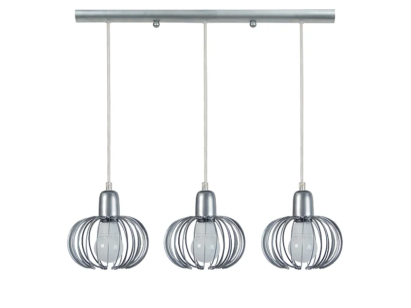 Suspensão TOSEL AFONSO metal conjunto preto D50 x  H100  cm