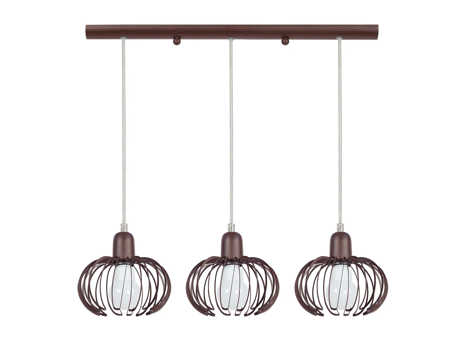 Suspensão TOSEL AFONSO metal bar castanho D60 x  H80  cm