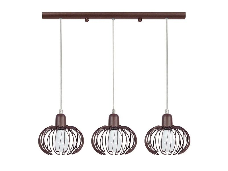 Suspensão TOSEL AFONSO metal bar castanho D60 x  H80  cm