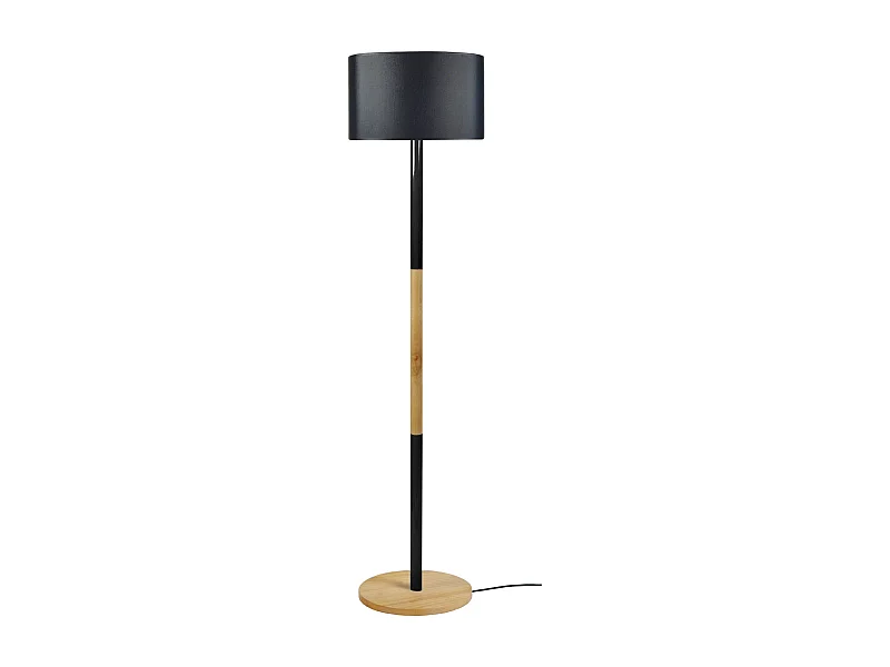 Lampadaire TOSEL ,bois,naturel,H155xD35xP35cm