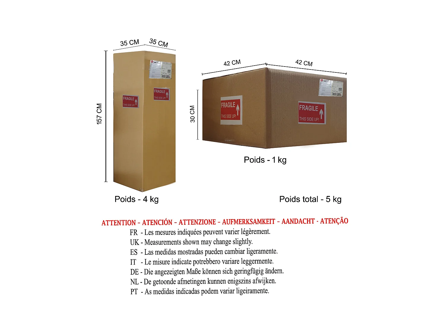 Lámpara de Pie TOSEL ,madera,natural,A155xD 35x P 35cm