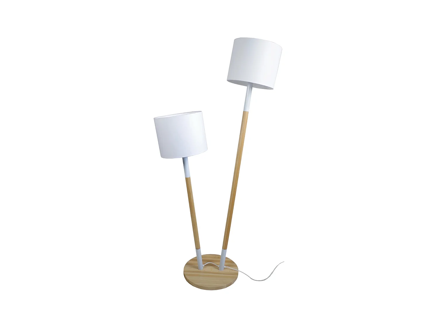 Lampadaire TOSEL ,métal,naturel,H 209xD 210x P 50cm