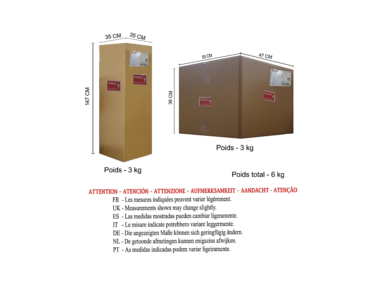 Lámpara de Pie TOSEL ,metal,natural,A 160xD 40x P 40cm