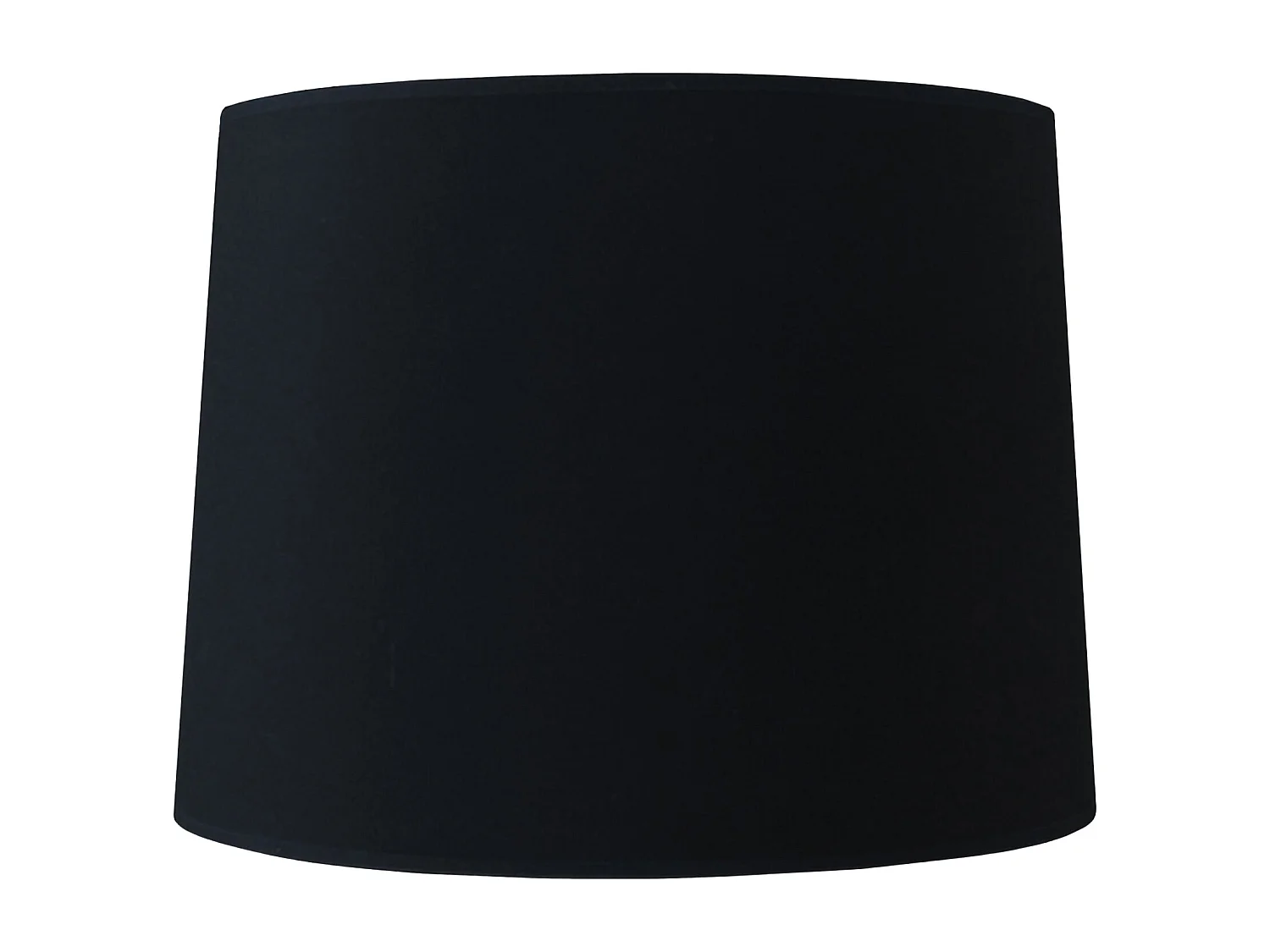 Abat-jour TOSEL ,tissu,Noir , H 30xD35x P 40cm