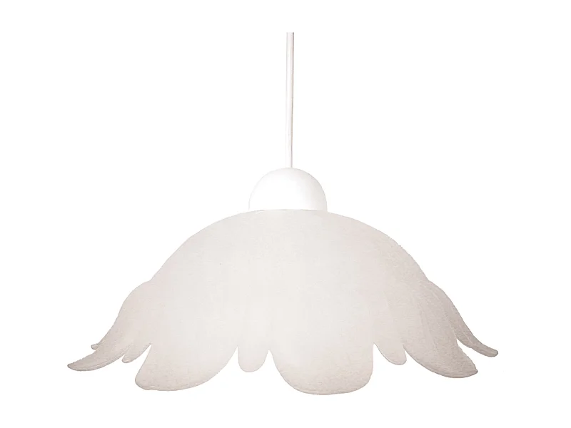 Suspension TOSEL ,verre,Gris ,H 70xD35x P 35cm