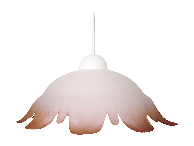 Suspension TOSEL ,verre,Marron, H 70xD35xP35cm