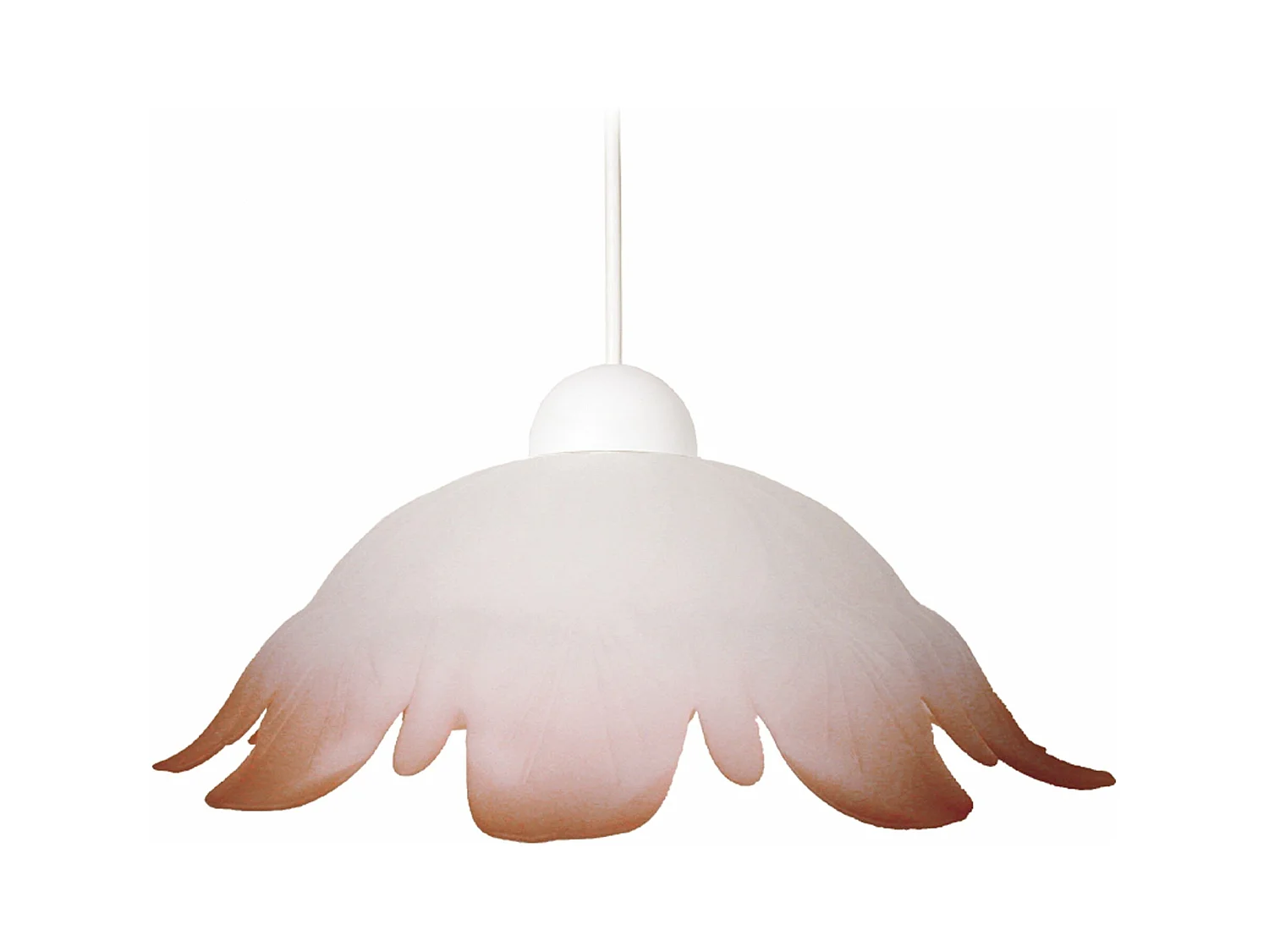 Suspensión  TOSEL ,vidrio,Marrón, A 70xD35xP35cm