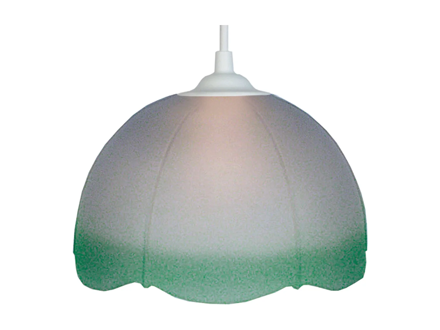 Suspensão TOSEL  BETINA vidro cúpula âmbar D29 x  H70  cm
