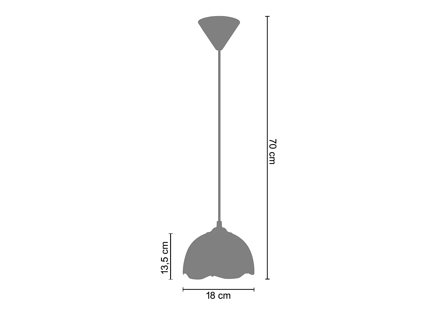 Lampadario a sospensione  vetro cupola  SIENA  acidato    verde D'30 cm