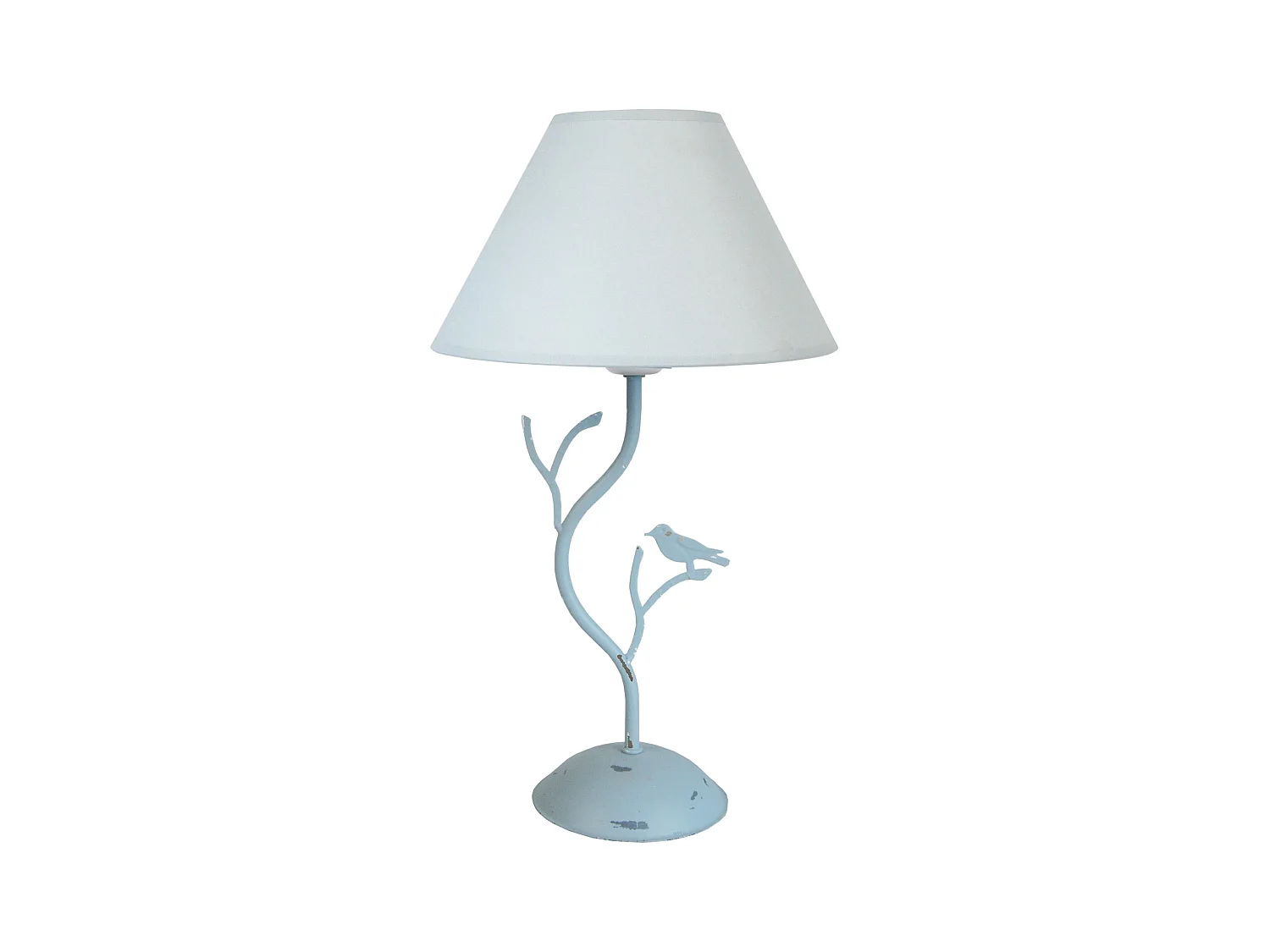 Lampe de Chevet TOSEL ,métal,Gris ,H41xD25xP25 cm