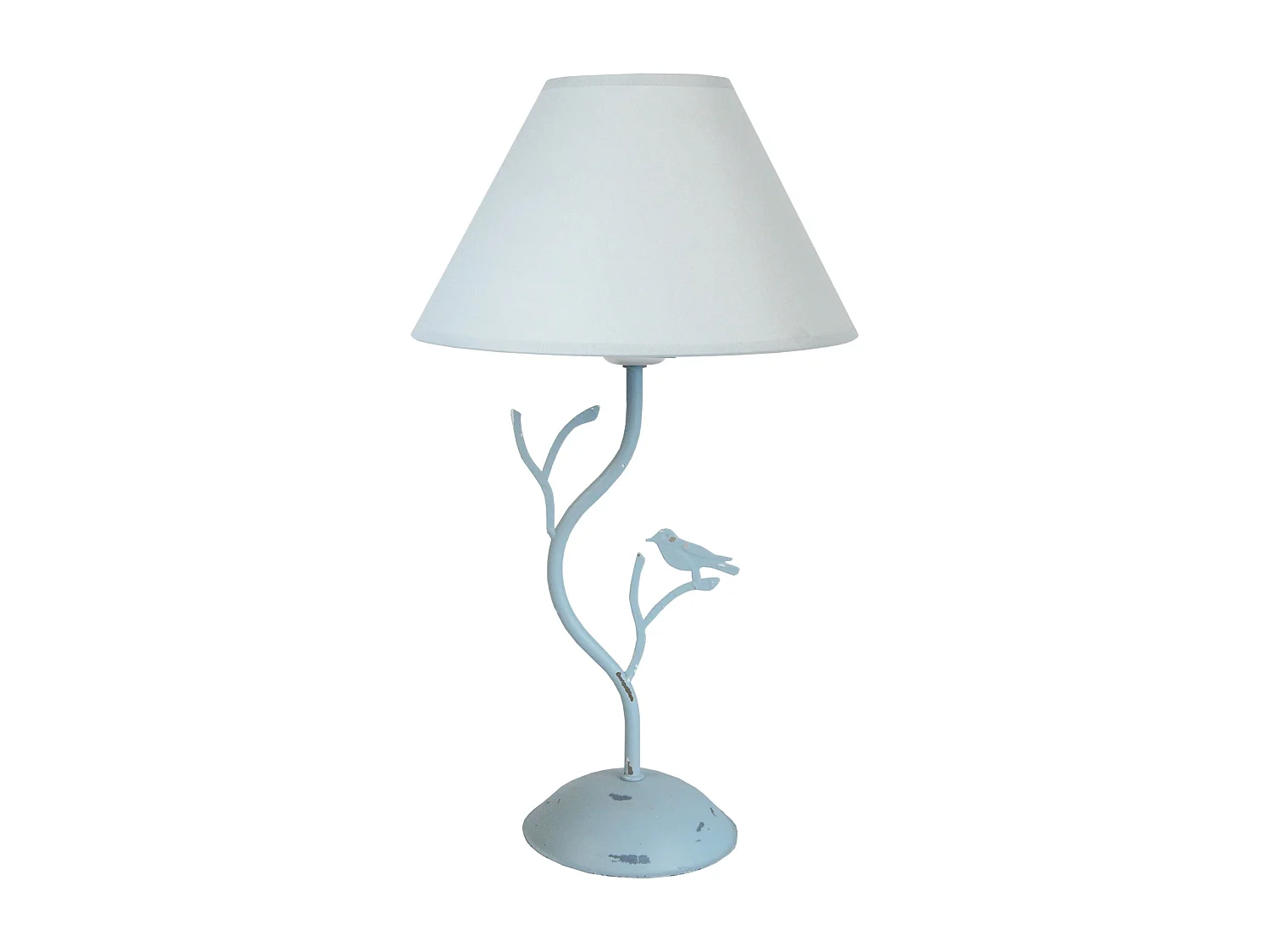 Lampe de Chevet TOSEL ,métal,Gris ,H41xD25xP25 cm